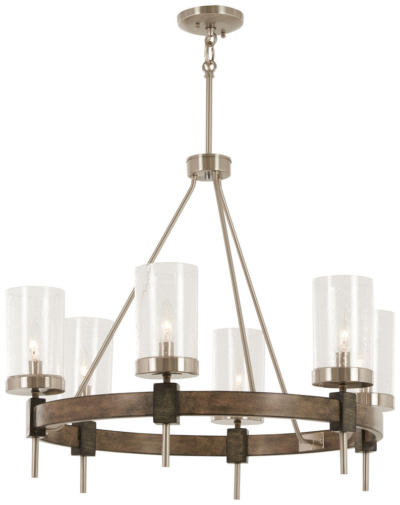 BRIDLEWOOD - 6 LIGHT CHANDELIER