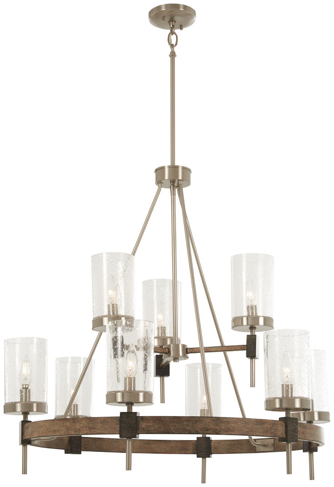 BRIDLEWOOD - 9 LIGHT CHANDELIER