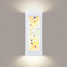 A-19 G1C-1LEDE26 - Gemstones Wall Sconce with LED bulb included