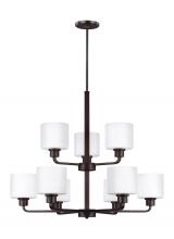 Generation Lighting 3128809EN3-710 - Canfield Nine Light Chandelier